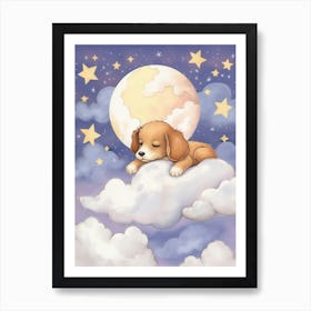 Sleeping Baby Puppy 2 Art Print