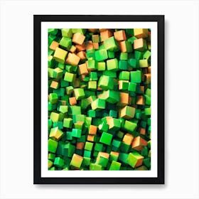 Cubes Art Print