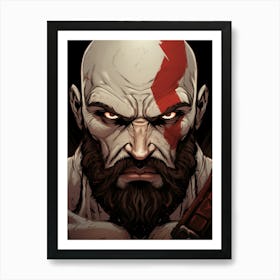 God Of War 12 Art Print