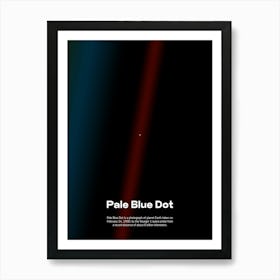 Pale Blue Dot poster, NASA Voyager 1, 1990 — Space poster, science print 1 Affiche