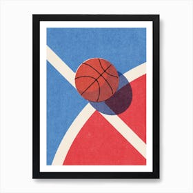 BALLS Basketball - outdoor II Art Print