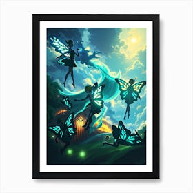 Fairy Faeries Art Print