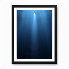 Underwater Light Art Print