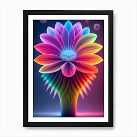 Colorful Flower 6 Art Print