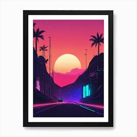 Sunset Art Art Print