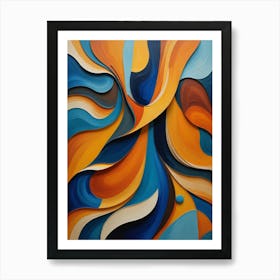 Abstract Painting Silent Symphony Art Print