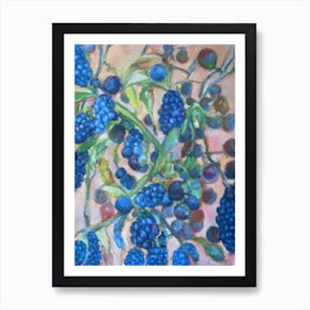 Loganberry 3 Classic Fruit Art Print