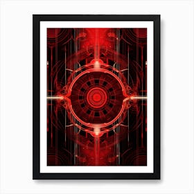 Kinetic Abstract Geometric 9 Art Print