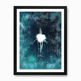 Whale Spout Art Print