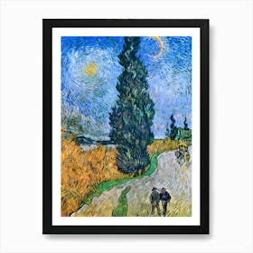 Vincent van Gogh's Road Art Print