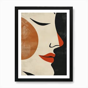 Face Of A Woman 77 Art Print