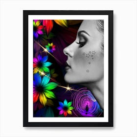 Psychedelic Painting Art Print