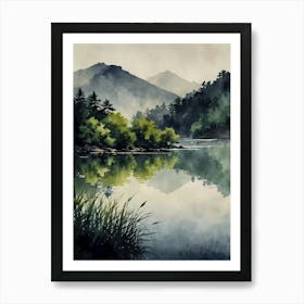 Landscape Painting 214 Art Print