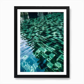 Reflection In A Pool Art Print