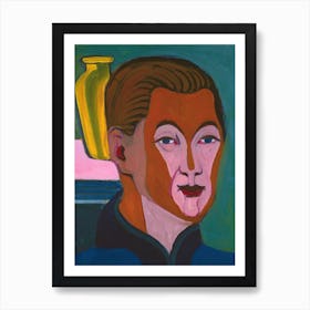 Self Portrait, Ernst Ludwig Kirchner Art Print