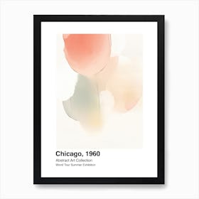 World Tour Exhibition, Abstract Art, Chicago, 1960 9 Art Print
