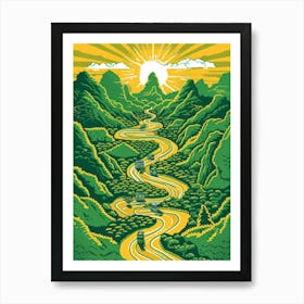 Chinese Road Art Print