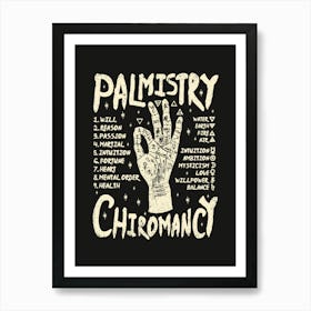 Palmistry Chromancy Art Print