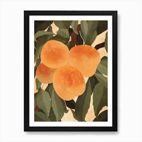 Peaches Art Print