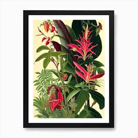 Jungle 8 Botanicals Art Print