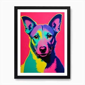 Pumi Andy Warhol Style Dog Art Print