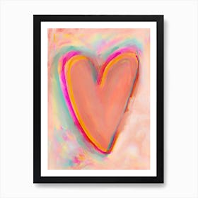 Vibrant Heart Art Print