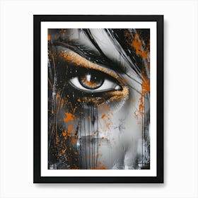 Eye Of The Woman Art Print