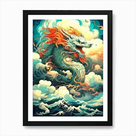 Dragon In The Sky 7 Art Print