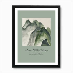 Landscapes Of Japan Mount Nikko Shirane 2 Art Print