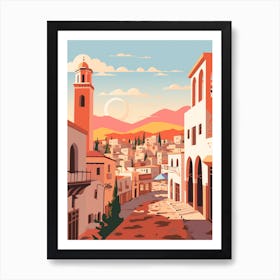 Algeria 3 Travel Illustration Art Print