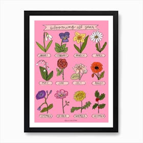 Blooming All Year 3 Art Print