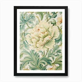 Floral Wallpaper 324 Art Print