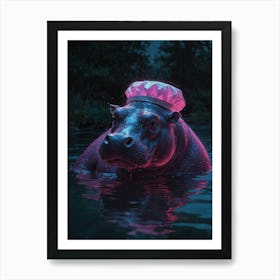 Hippo 9 Art Print