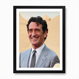 Clive Owen Retro Collage Movies Art Print