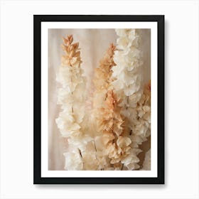 Boho Dried Flowers Snapdragon 4 Art Print