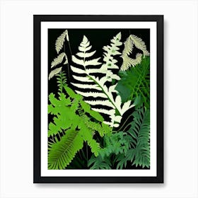 Mountain Spleenwort Vibrant Art Print