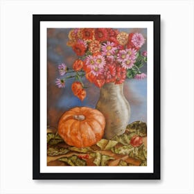 fall"s still life Art Print