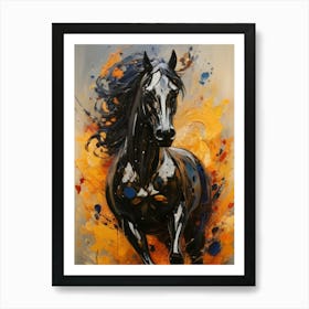 Horse berber moroccan Art Print