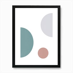 97.Modern boho art, cohesive colors. Art Print