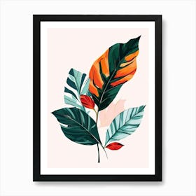 Tropical Leaves 9 Art Print