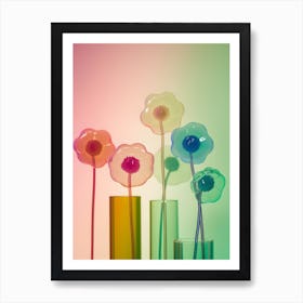 Flowers In Vases 1 Art Print