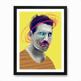 Freddie Mercury Art Print