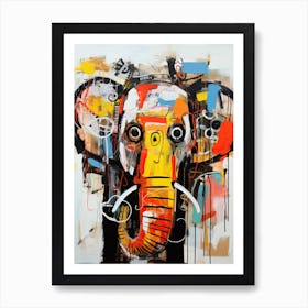 Urban Tusks: Elephant Poster