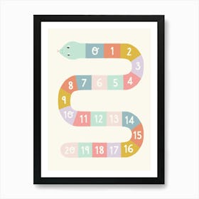 Snakes And Ladders Art Print