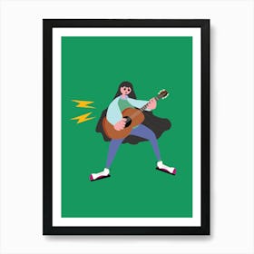 Acoustic Guitar Art Print