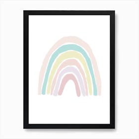 Rainbow Pastel Art Print