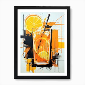 Orange Juice Art Print