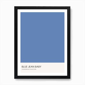 Blue Jean Baby Colour Block Poster Póster