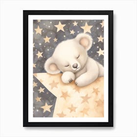 Sleeping Baby Koala 1 Art Print