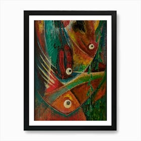 Wall  Abstract Art, Deep Dive Art Print